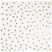 Lot de 16 serviettes en papier étoiles dorées  par My Little Day