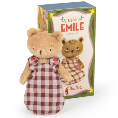 Bébé Emile Le petit ours Les Minouchkas (14,5 cm) Moulin Roty