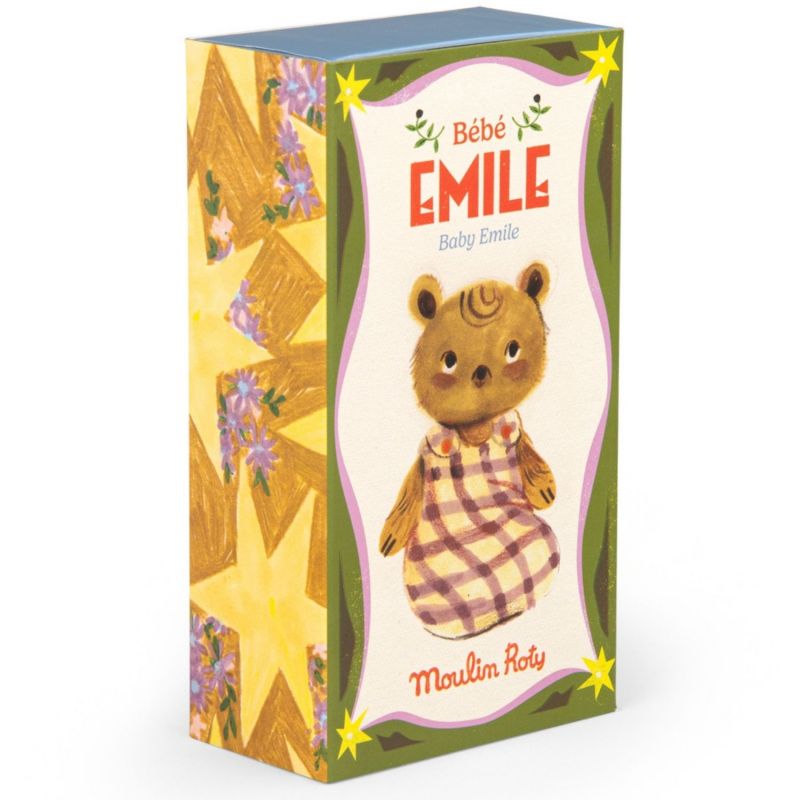 Bébé Emile Le petit ours Les Minouchkas (14,5 cm) Moulin Roty Packaging 5