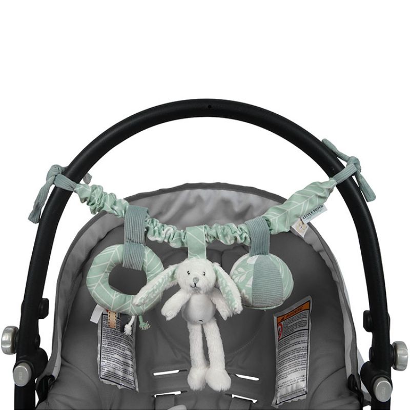 Chaîne d'activités lapin Adventure mint Little Dutch