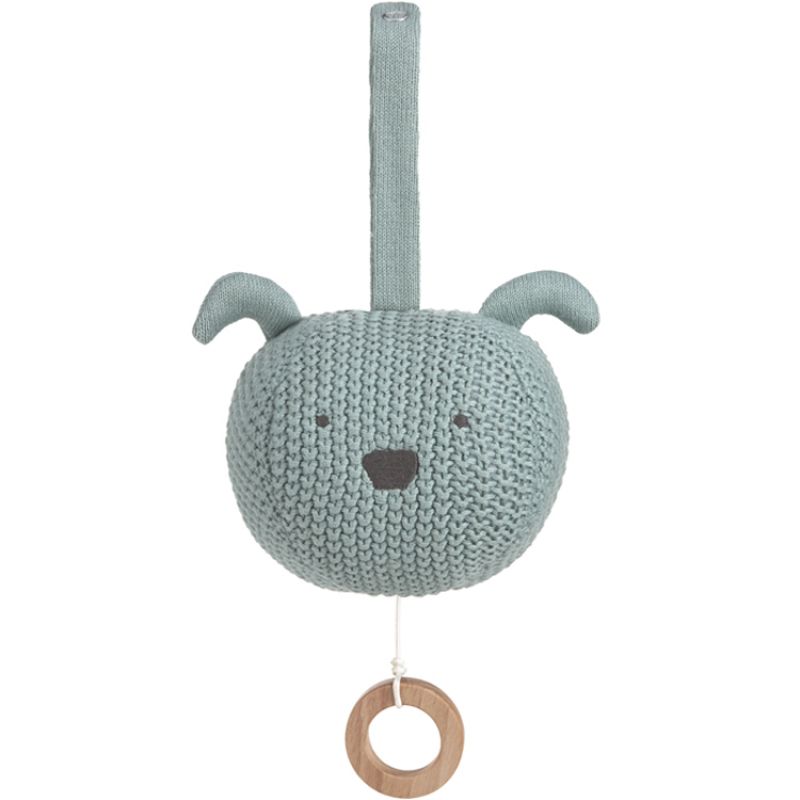Peluche musicale à suspendre tricotée Little Chums chien Lässig