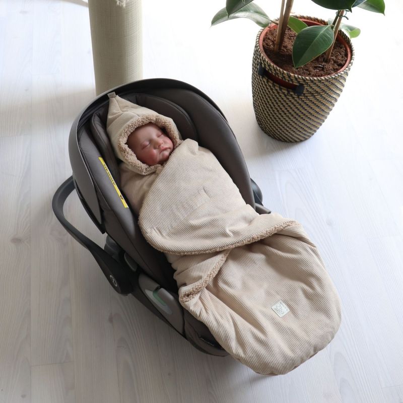Couverture nomade CALLIE CORD sand shell Kaiser Ambiance 5