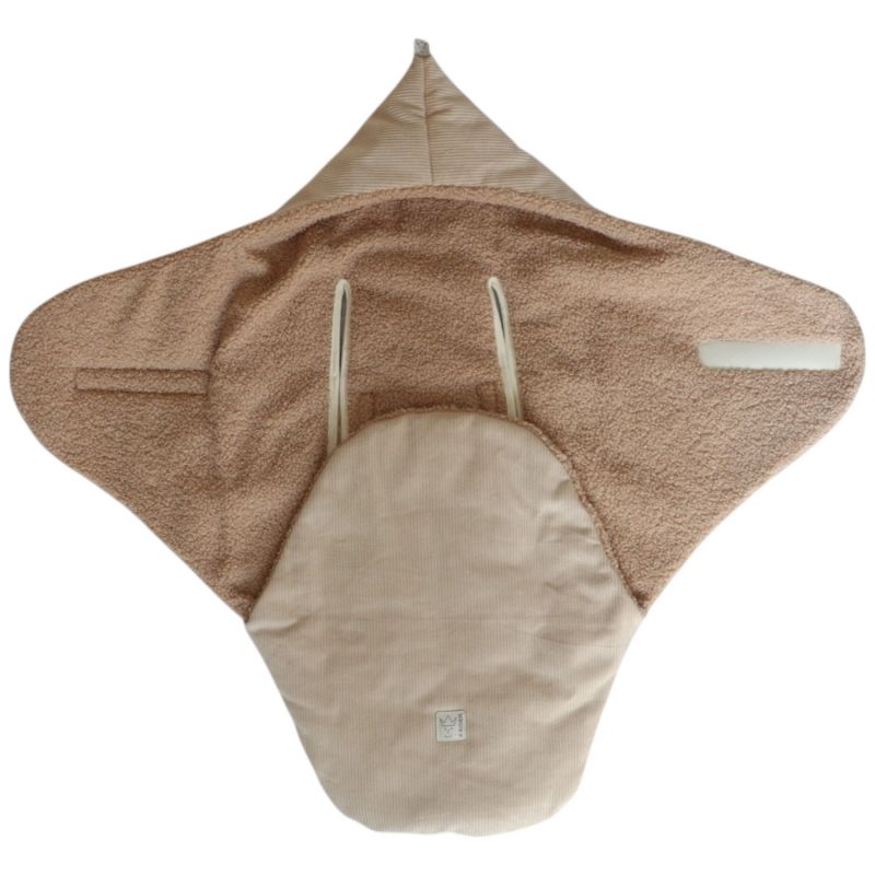 Couverture nomade CALLIE CORD sand shell Kaiser Ambiance 9
