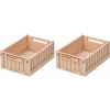 Lot de 2 caisses de rangement Weston S Tuscany rose Liewood Produit 1