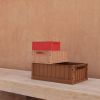 Lot de 2 caisses de rangement Weston S Tuscany rose Liewood Ambiance 2