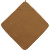 Cape de bain en éponge de coton Caramel (75 x 75 cm)