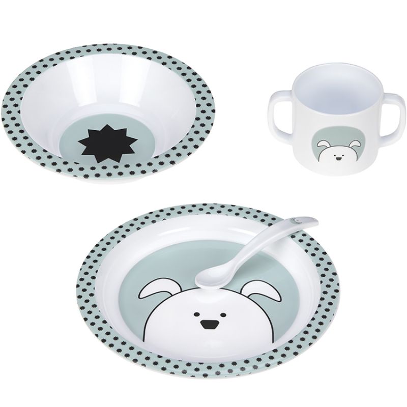 Coffret repas Little Chums chien (4 pièces) Lässig