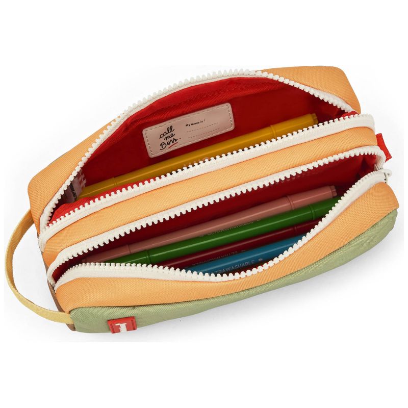 Trousse double compartiment Mini Safari Hello Hossy Produit ouvert 4