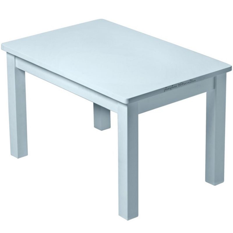 Table d'enfant en bois massif bleu gris Pioupiou et Merveilles