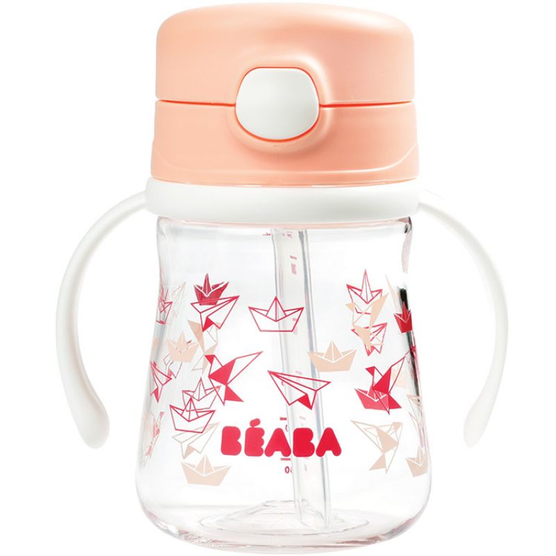 Gourde à paille Light pink (240 ml) Béaba