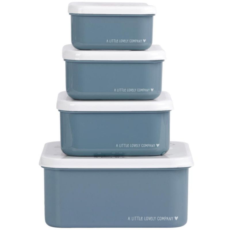 Lot de 4 boîtes à goûter Véhicules A Little Lovely Company Produit 4