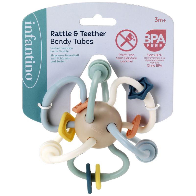Hochet et anneau de dentition pastel Infantino Packaging 2