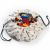 Variation Ecru, noir, doré du produit Sac à jouets 2 en 1 Noomad Mini Cherry Gold de la marque Play&Go