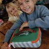 Snack bag isotherme Green Stripes Hello Hossy Ambiance 2