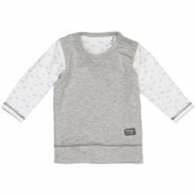 Tee-shirt Lovely Grey (0-1 mois : 50 à 54 cm)  par Snoozebaby