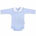 Body col manches longues interlock bleu (6 mois : 68 cm) - Cambrass Body col manches longues interlock bleu (6 mois : 68 cm) - Cambrass