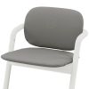 Set de 3 coussins pour chaise haute LEMO 2 Comfort Inlay Suede Grey mid grey Cybex Produit 3