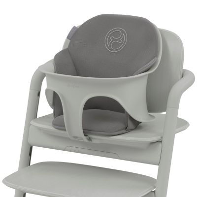 Set de 3 coussins pour chaise haute LEMO 2 Comfort Inlay Suede Grey mid grey