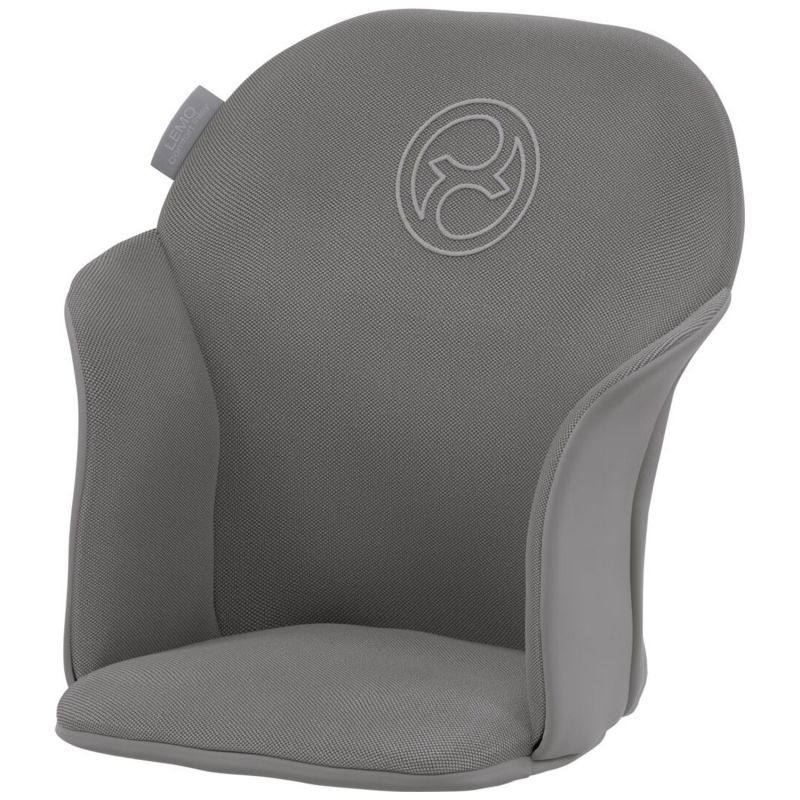 Set de 3 coussins pour chaise haute LEMO 2 Comfort Inlay Suede Grey mid grey Cybex Produit 1