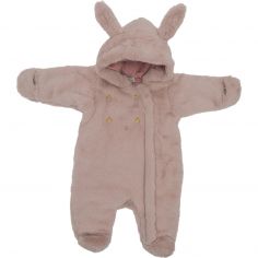 Combinaison pilote angora Pétale (0-3 mois) - BB & Co