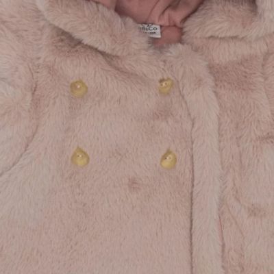 Combinaison pilote angora Pétale (0-3 mois)