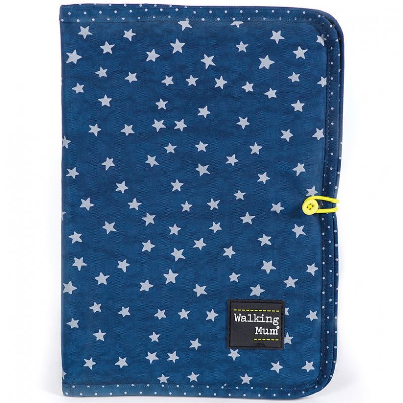 Protège carnet de santé Denim Baby Walking Mum
