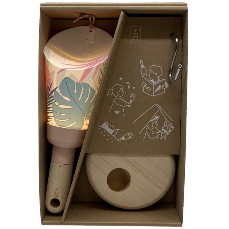 Coffret lampe nomade 5 en 1 - Tropical Mood - Rose poudré Maison Polochon Packaging 3