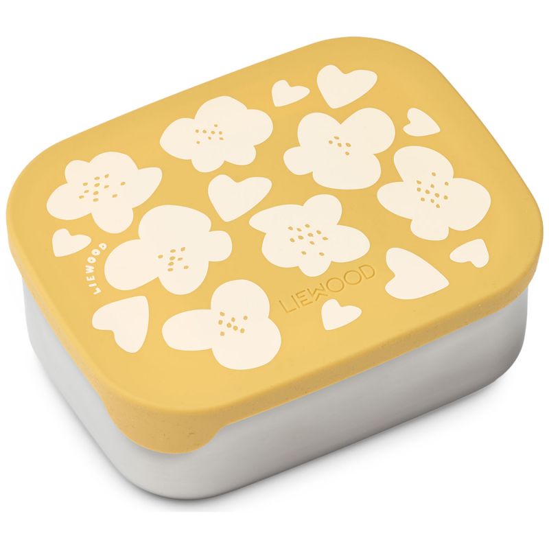 Boîte à goûter Arthur Flower Lemon Yellow Liewood Produit 1