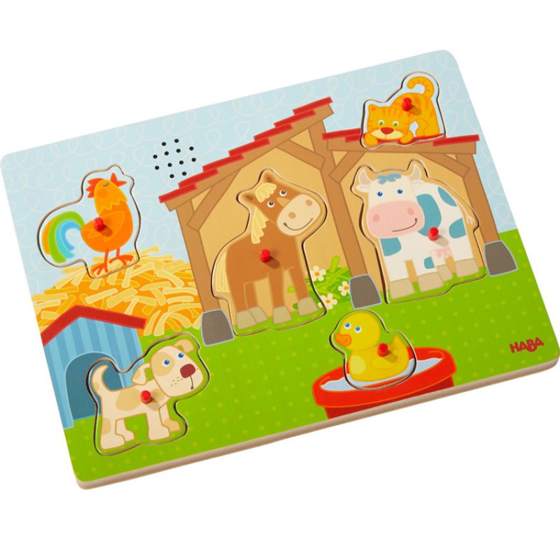 Puzzle musical A la ferme Haba