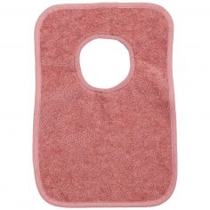 Bavoir passe tête en éponge Rose - Trois Kilos Sept