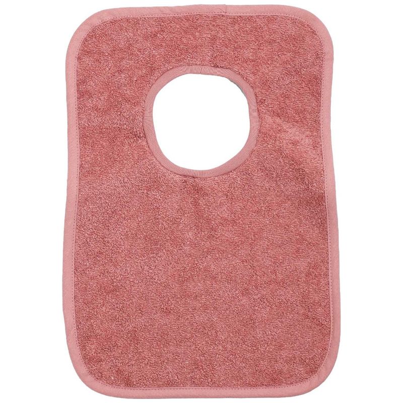 Bavoir passe tête en éponge Rose Trois Kilos Sept Produit 1