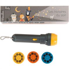 Lampe à histoires Les Moustaches