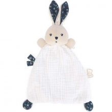 Doudou plat lapin blanc Nature K'doux  par Kaloo