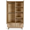 Armoire 2 portes Kyo Honey Ash Quax Produit ouvert 4