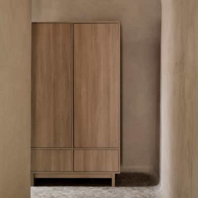 Armoire 2 portes Kyo Honey Ash