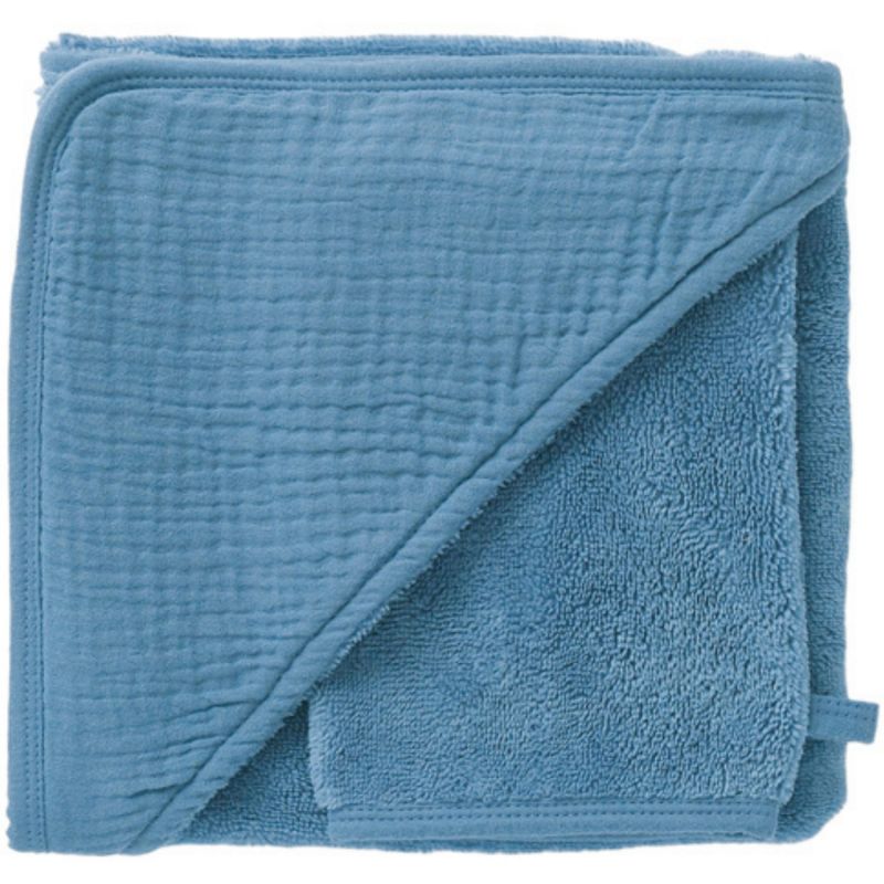 Cape de bain bambou Pierre Bleue BB & Co Produit 1 grande taille