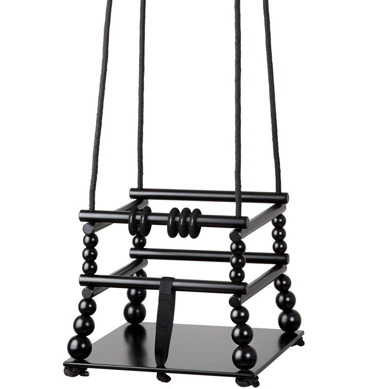 Balançoire d'intérieure en bois noir Done by Deer