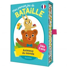 Mon 1er jeu de bataille animaux du monde - Auzou Editions