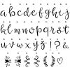 Assortiment de lettres manuscrites pour lightbox - A Little Lovely Company