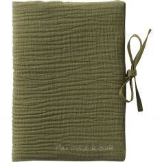Protège carnet de santé gaze de coton Fougère - BB & Co