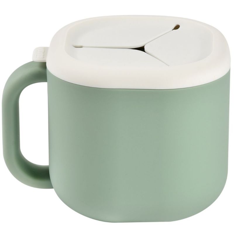 Tasse à goûter en silicone vert sauge Béaba
