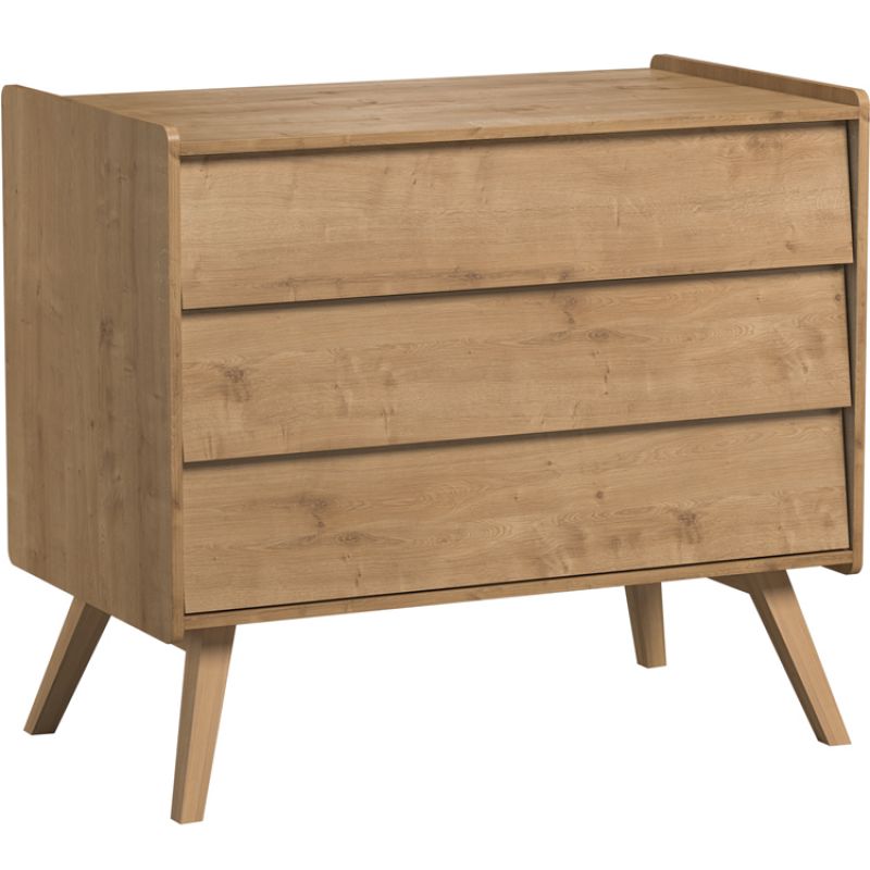 Commode 3 tiroirs Vintage bois Vox
