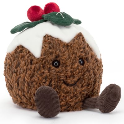 Peluche Amuseable Christmas Pudding (17 cm)  par Jellycat