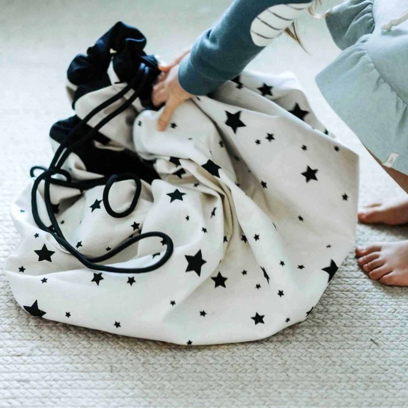 Sac à jouets 2 en 1 réversible Original Print Worldmap Play&Go Ambiance 9