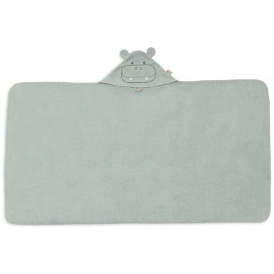Cape de bain en éponge Hippo Happy (70 x 130 cm) Jollein