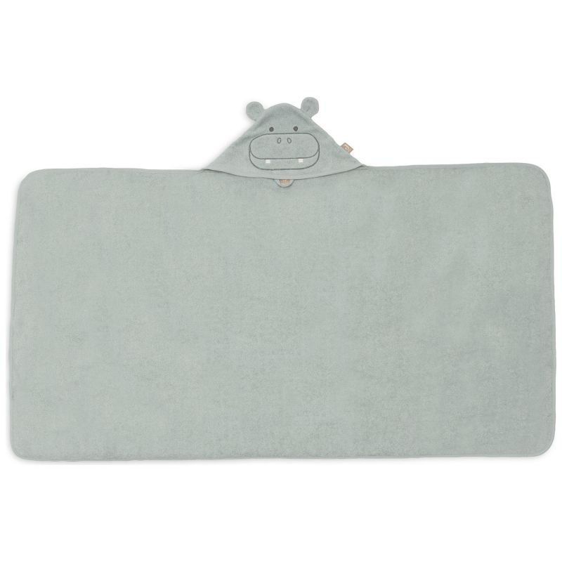Cape de bain en éponge Hippo Happy (70 x 130 cm) Jollein Produit 1