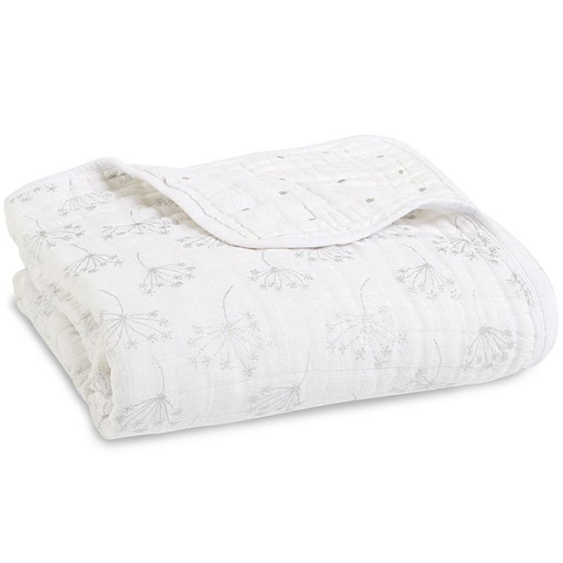 Couverture de rêve Dream Blanket métallique Silver deco (120 x 120 cm) aden + anais