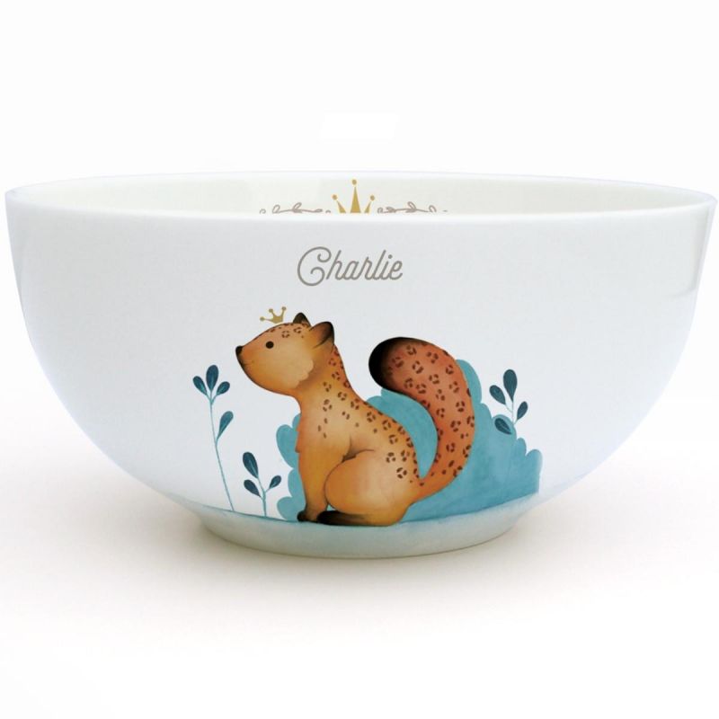 Bol en porcelaine Léopard (personnalisable) Gaëlle Duval