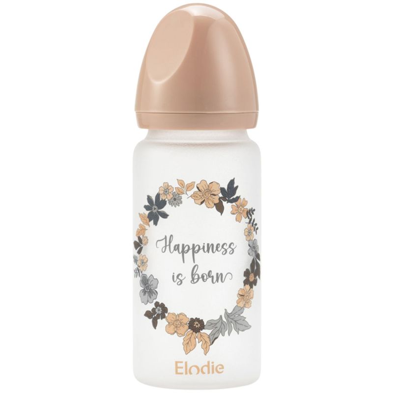 Biberon en verre anti-colique Blue Garden (270 ml) Elodie Details Produit 1