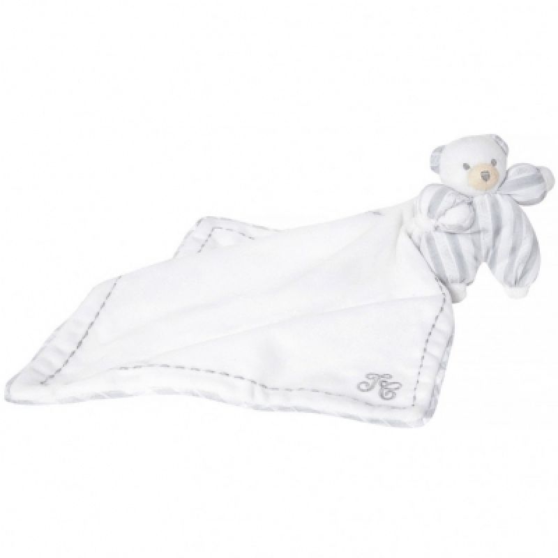 Doudou peluche Prosper l'ours polaire gris Tartine et Chocolat